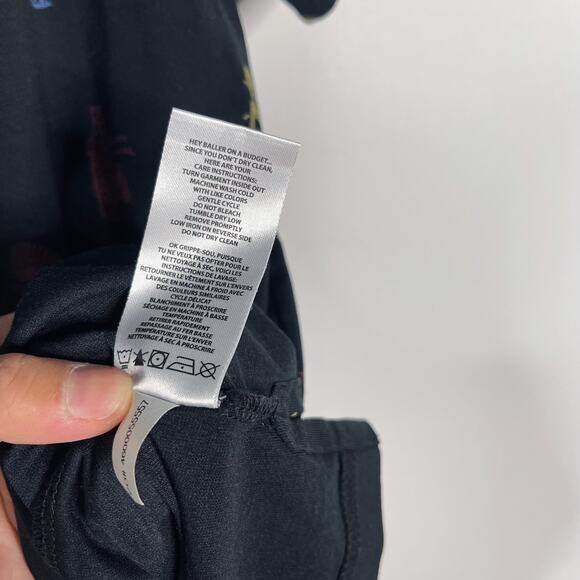 Travis Mathew Mens Large Black 5'O Clock Somewhere Polo Short Sleeve Pima Cotton - Picture 7 of 7